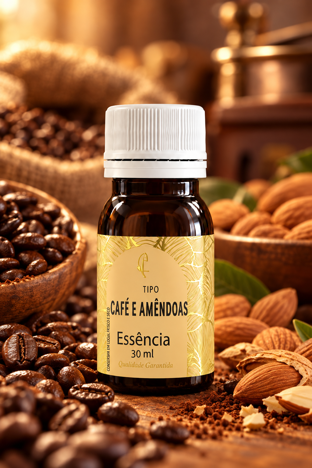 TIPO CAFÉ E AMÊNDOAS - Imagem 1